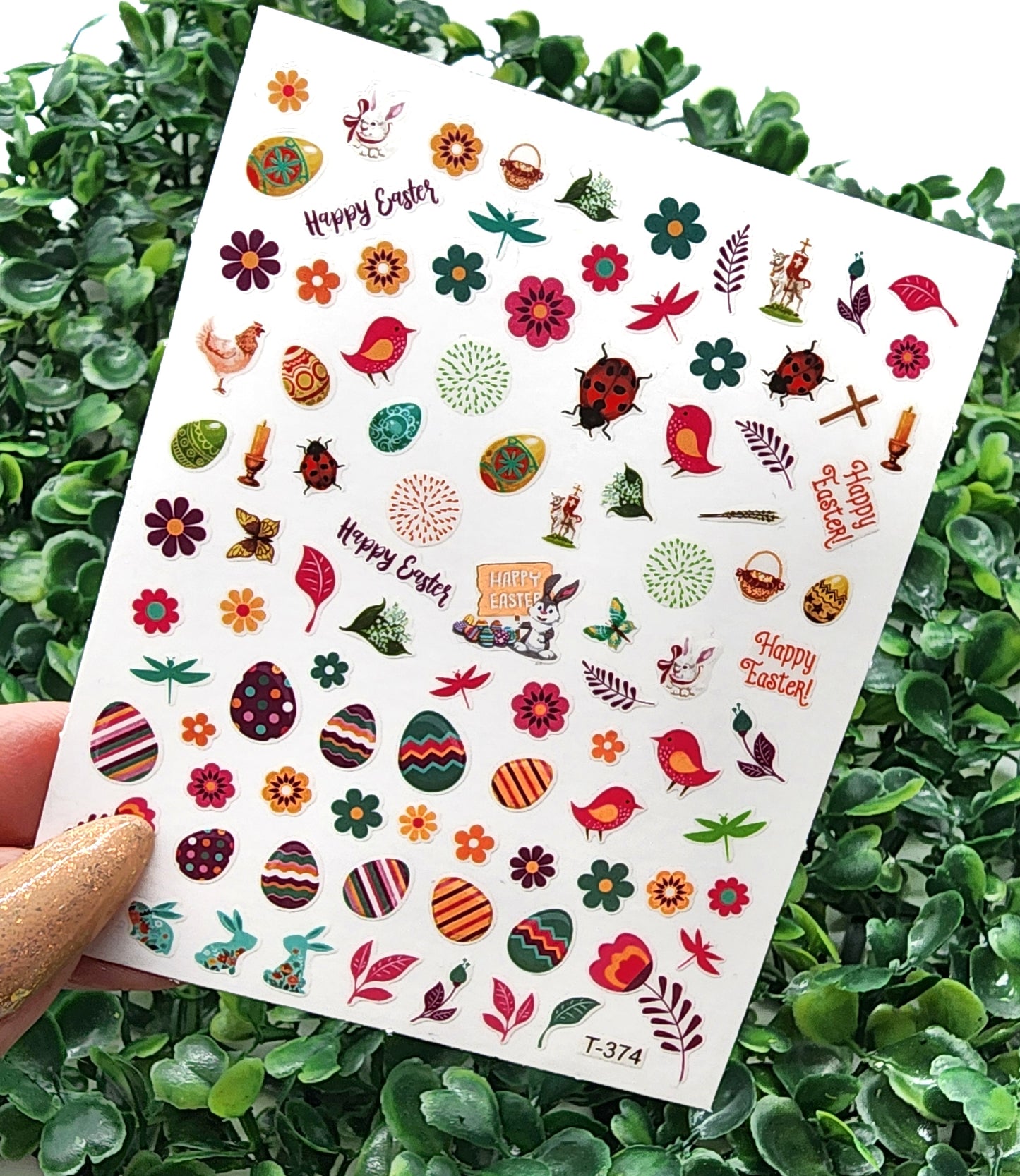 059-Sticker Decals - Easter Flowers