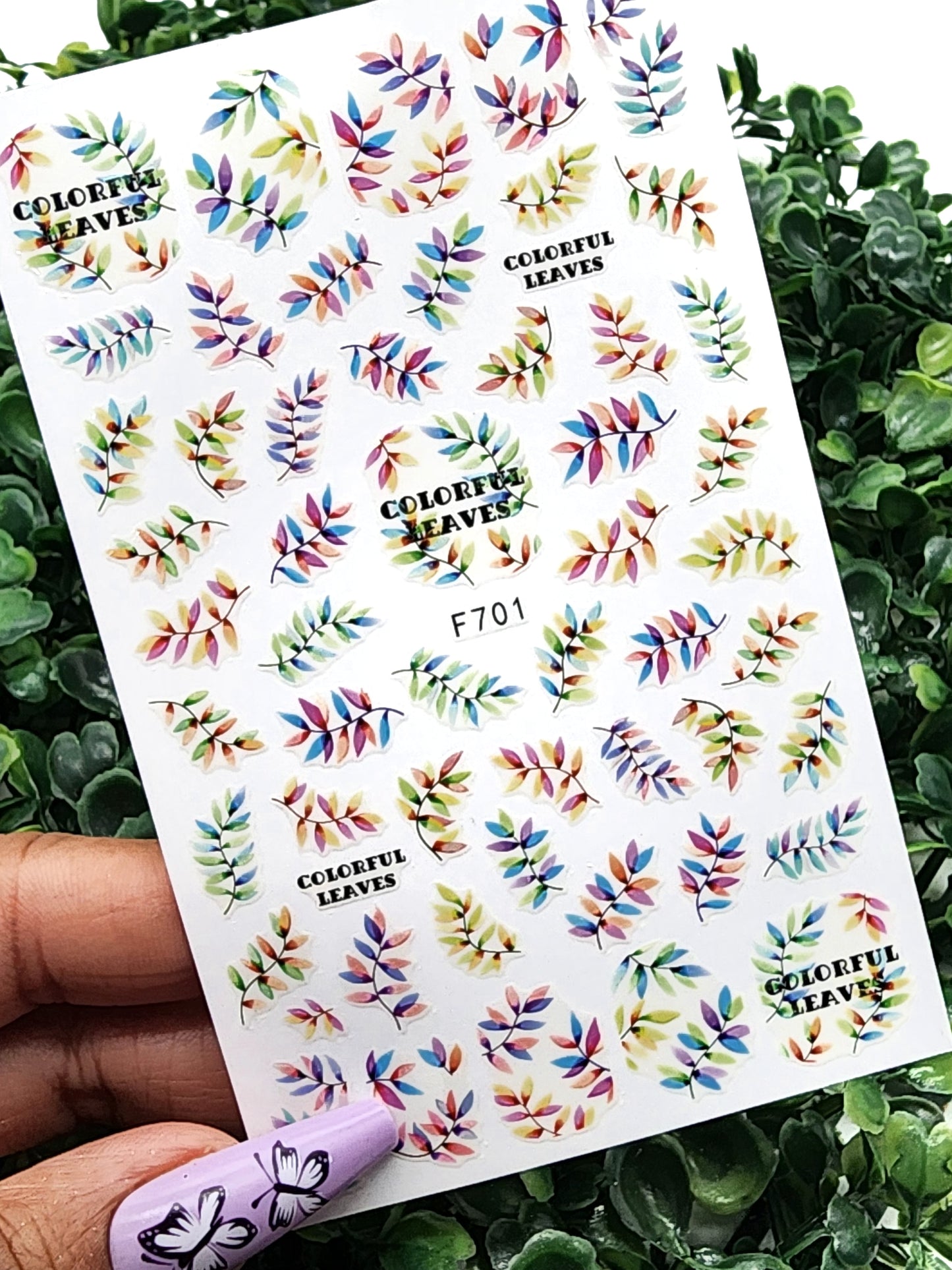 131-Sticker Decals - Leaves đ