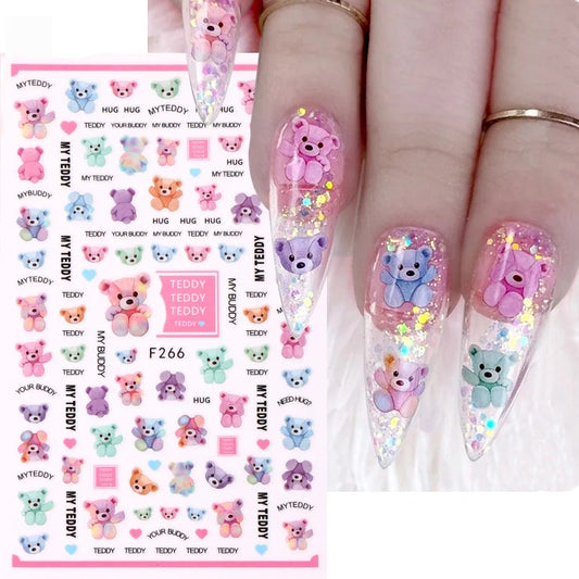037 Sticker Decals - Teddy