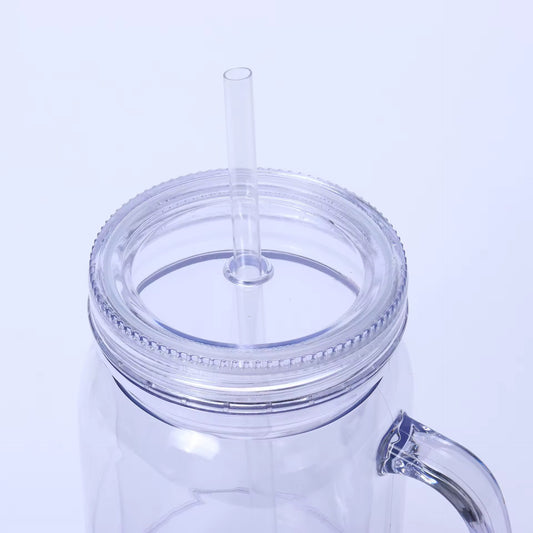 20oz acrylic with handle/ clear