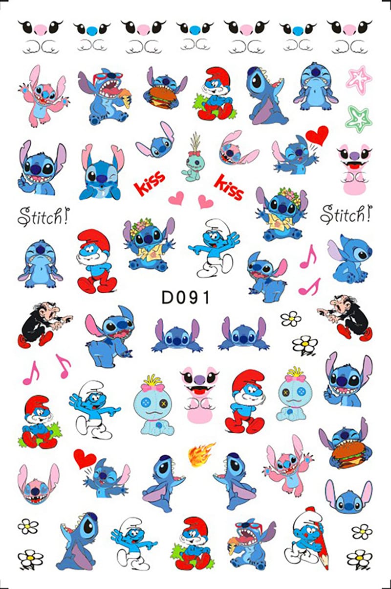 086-Sticker Decals Stich