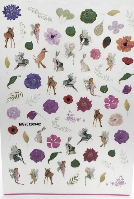 162-Sticker Decals - Fairy Garden