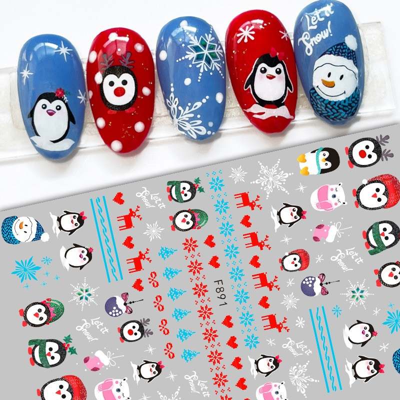 175-Sticker Decals - Penguin