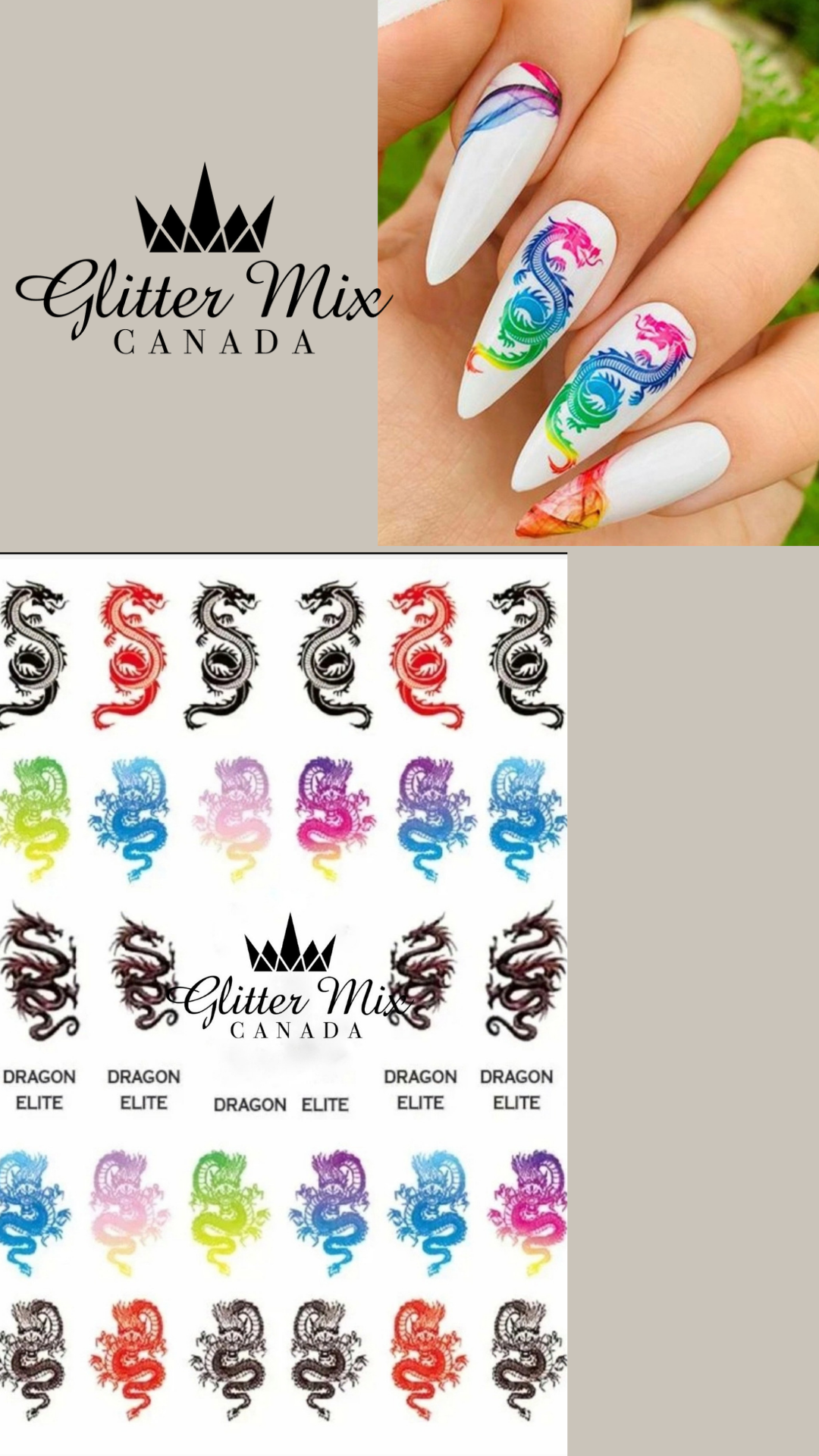 178-Sticker Decals - Dragon