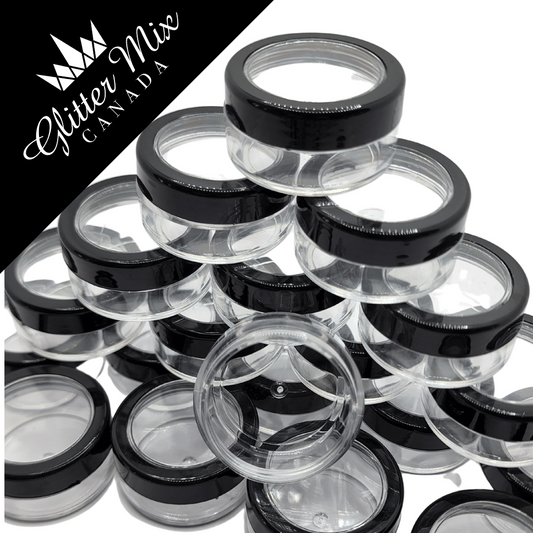 10g Clear Empty Pots (20 Pieces)