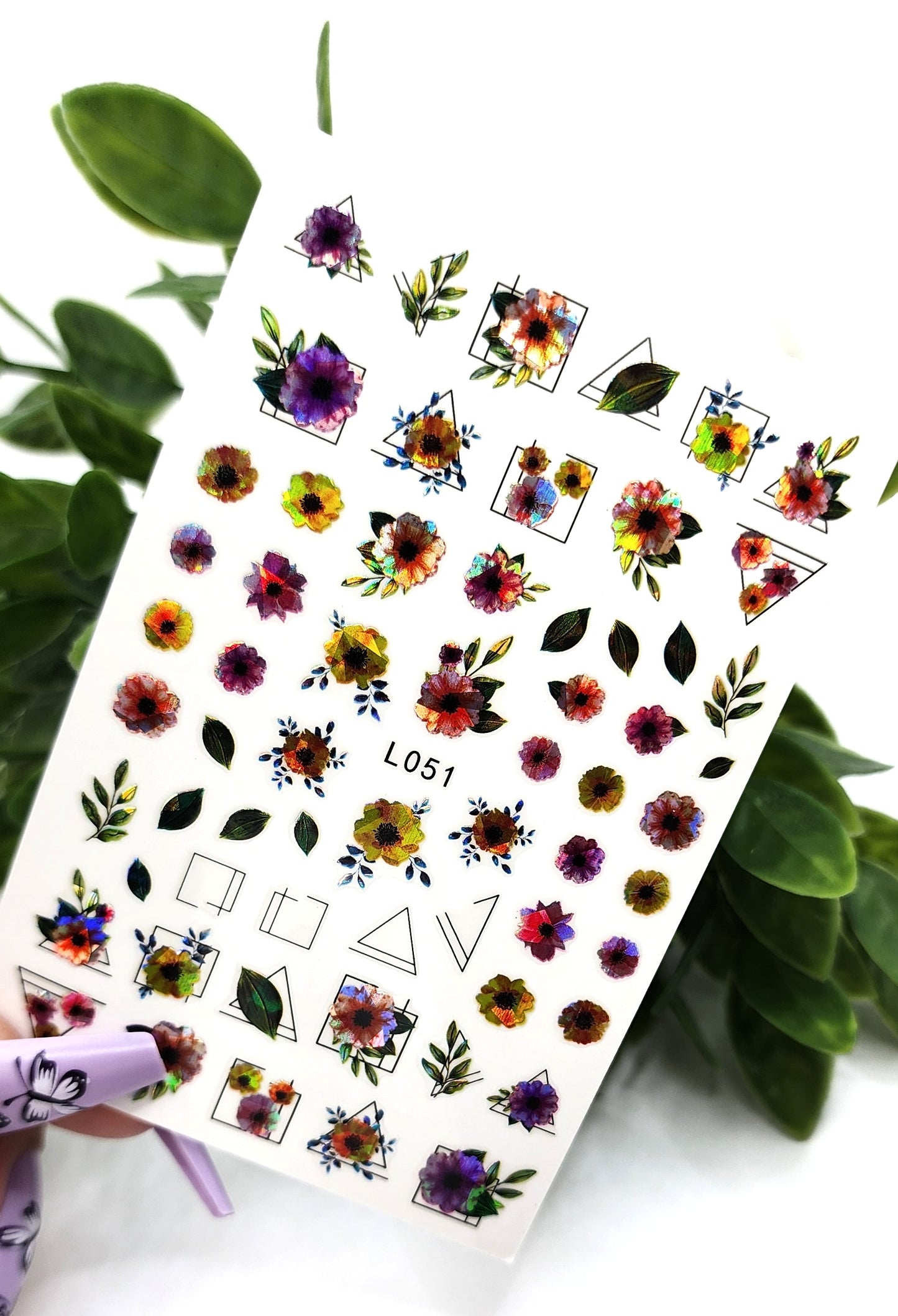 139-Sticker Decals -Spring garden