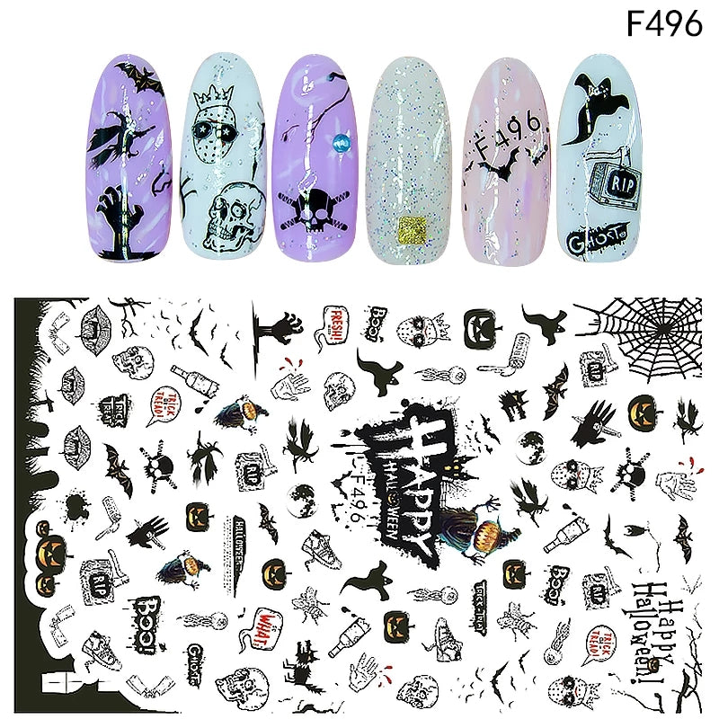 027-Sticker Decals -Halloween