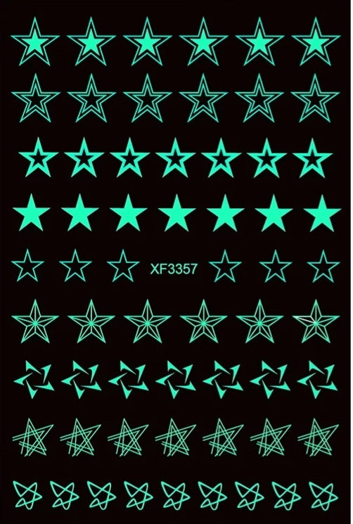 174-Sticker Decals - Stars Glow in the dark