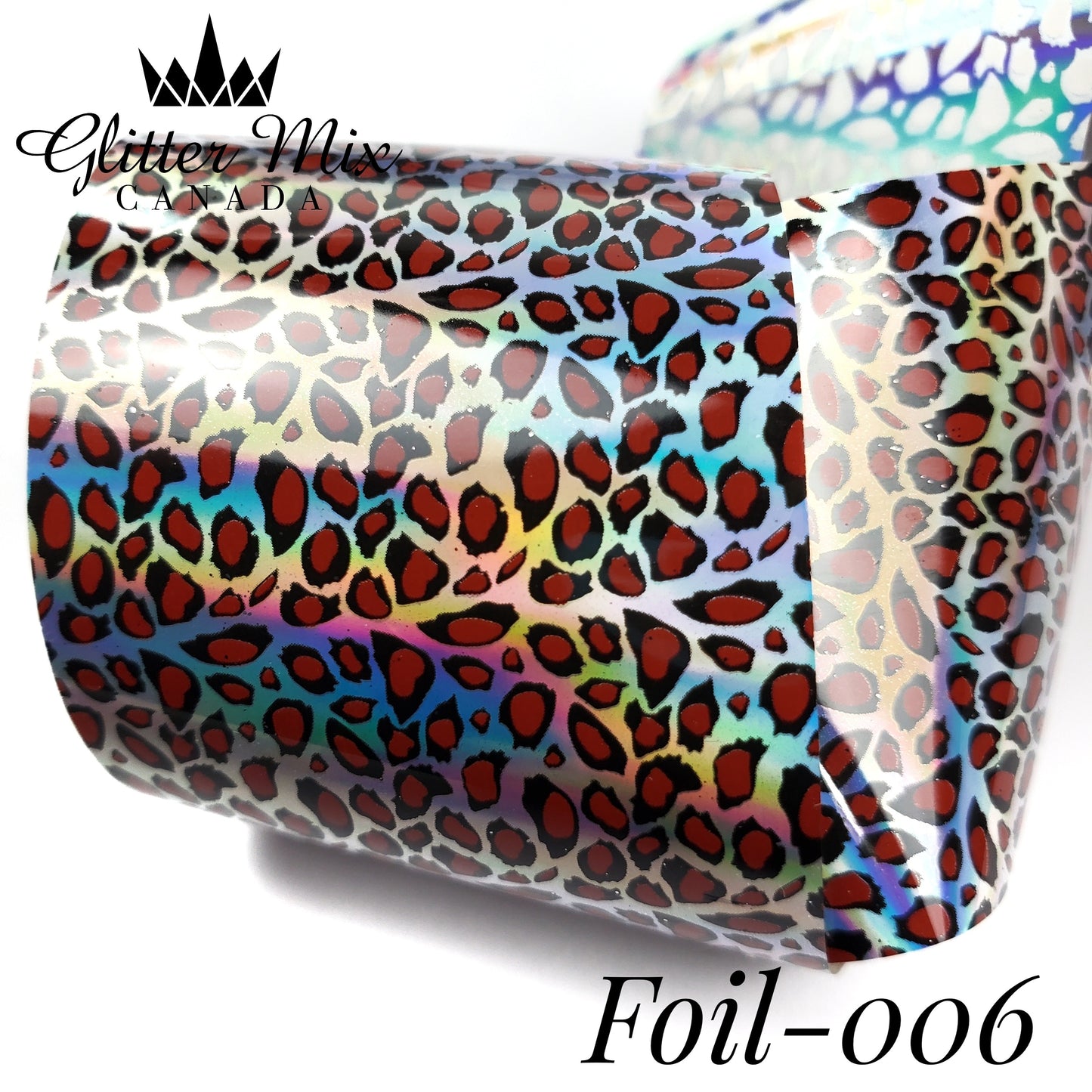 Colorful Cheetah Transfer Foil