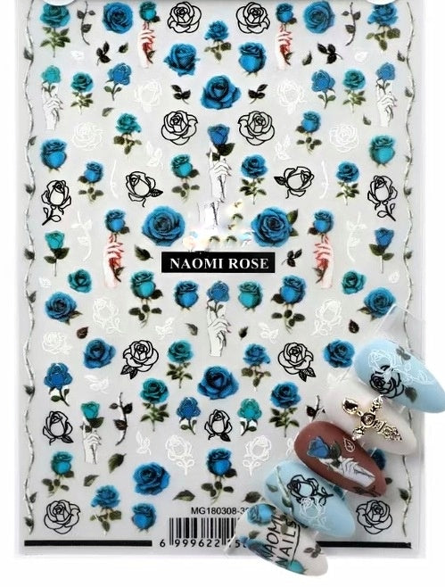 147-Sticker Decals - Rose