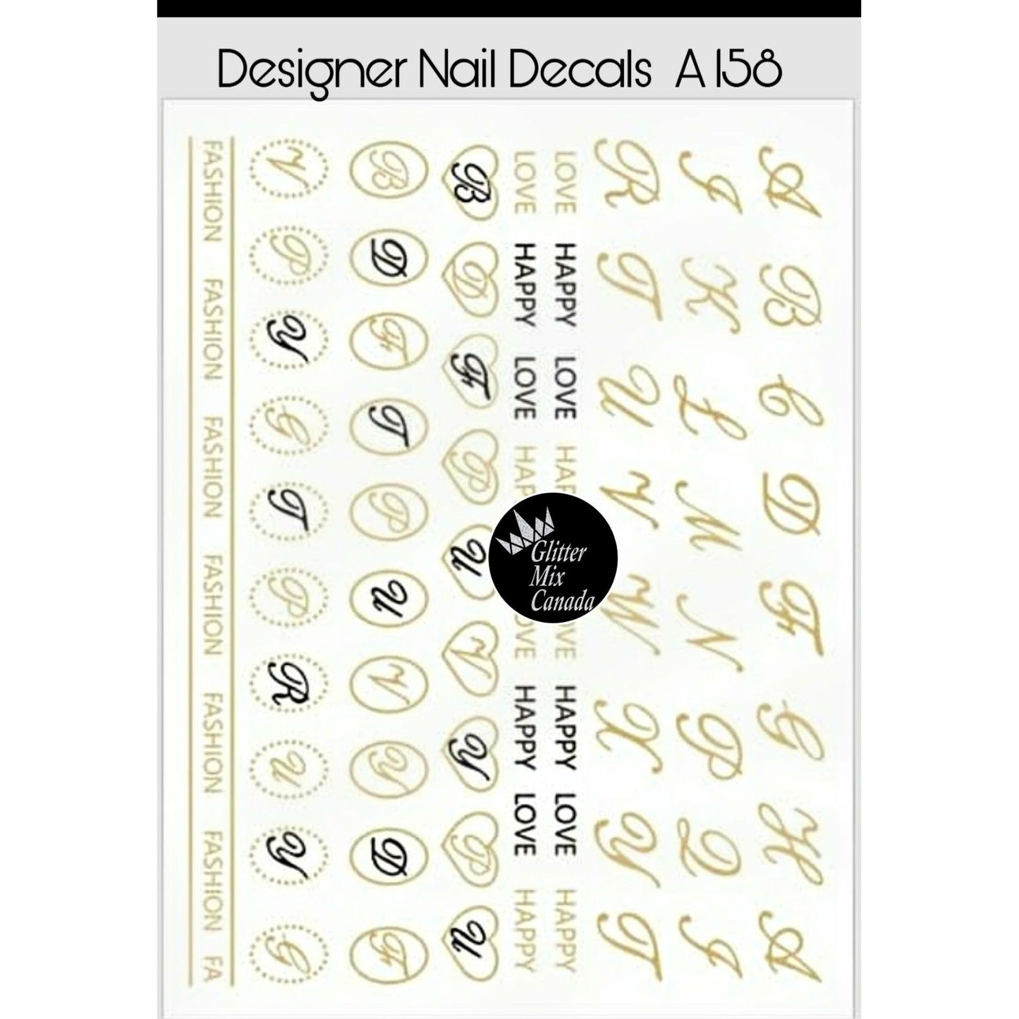 186-Sticker Decals -Happy Love