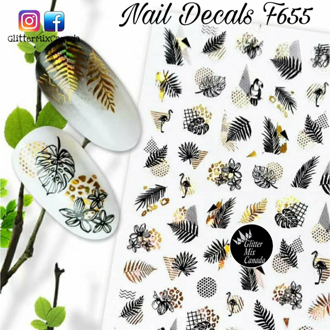019-Sticker Decals - Fall Leaves
