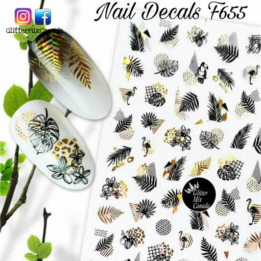 019-Sticker Decals - Fall Leaves