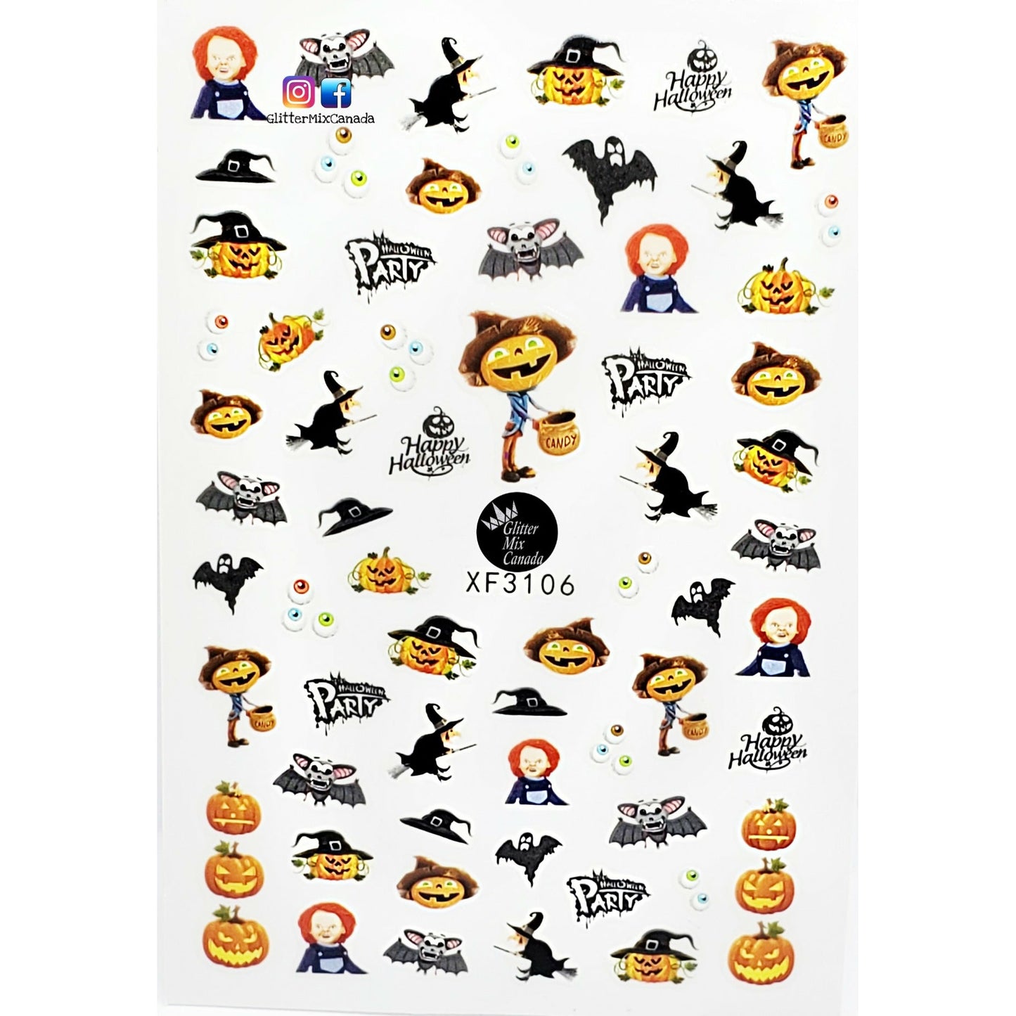 033-Sticker Decals - Halloween