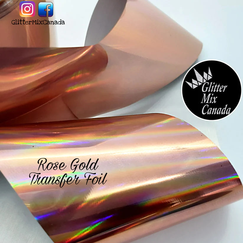 Rose Gold Transfer Foil
