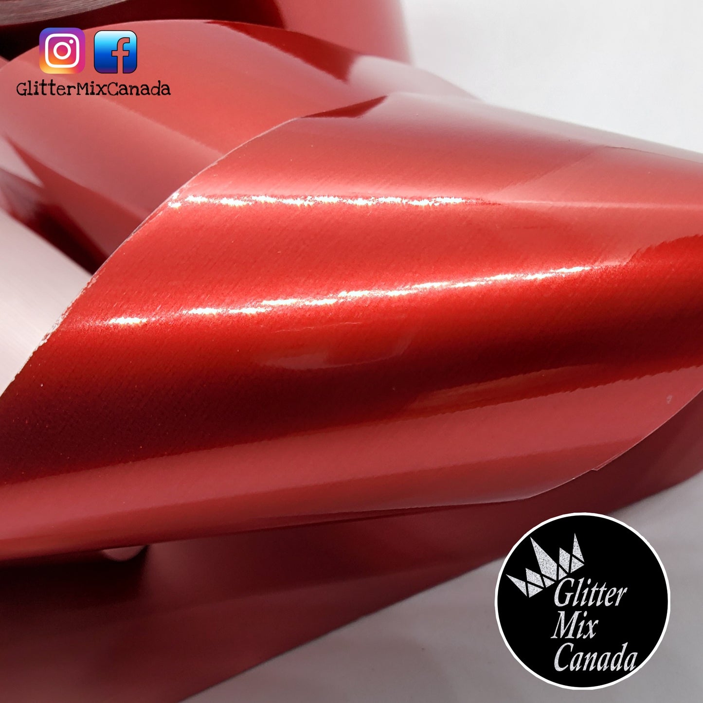 Red Chrome Transfer Foil
