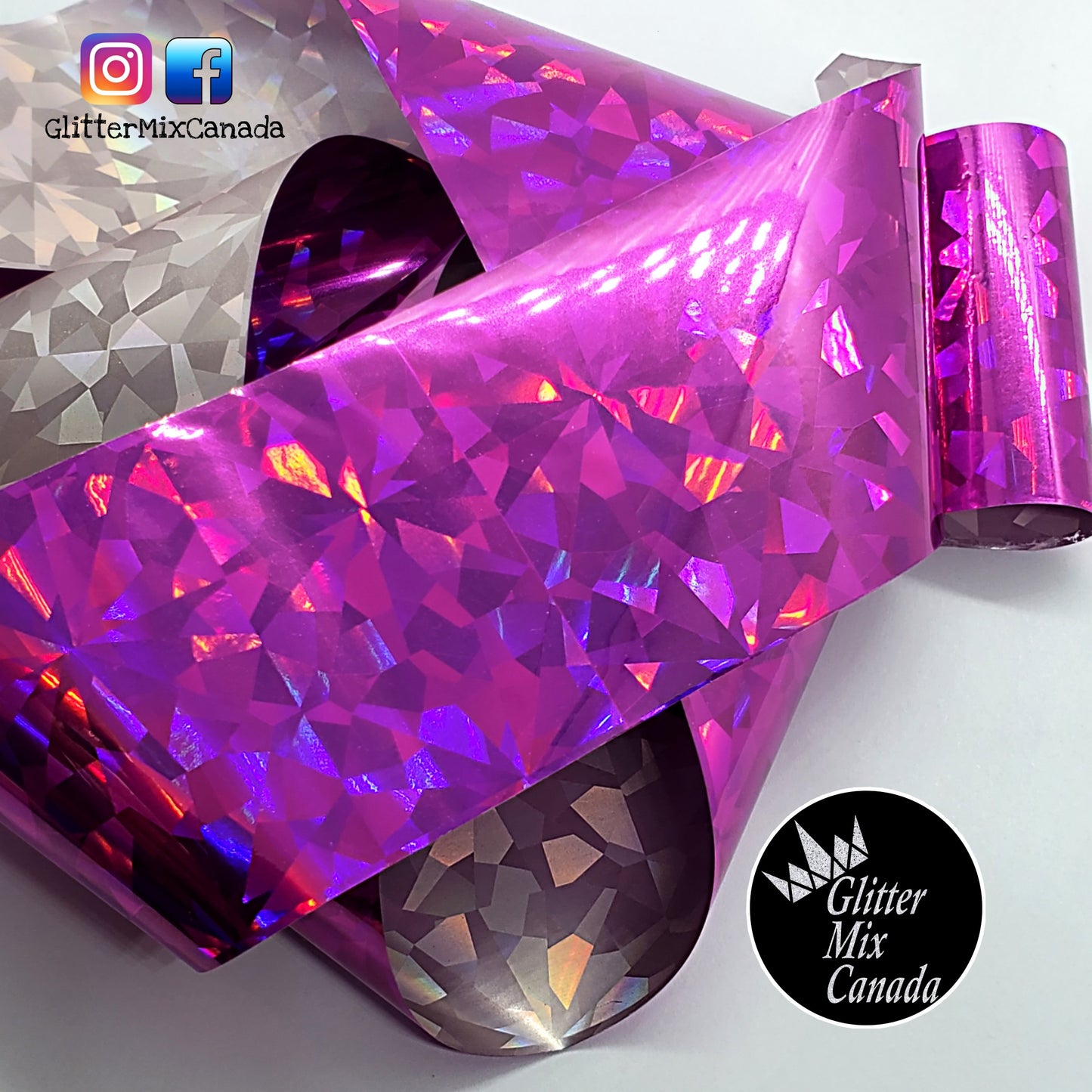 Purple Crushed Transfer Foil
