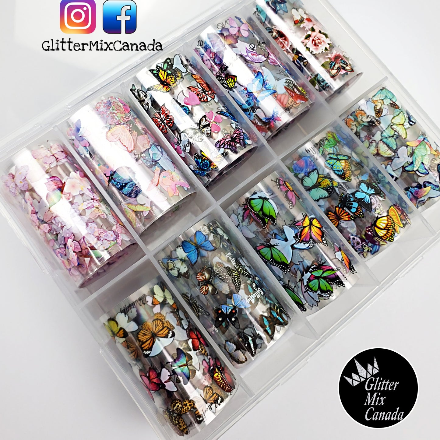 20-Butterflies Foils