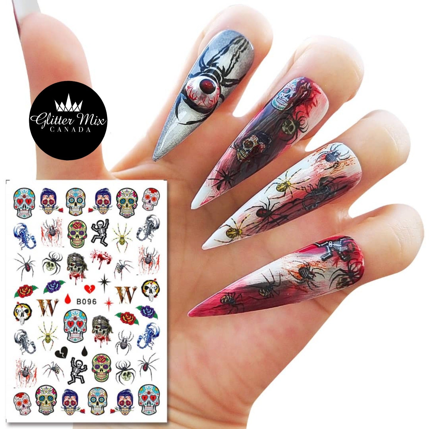 209-Sticker Decals - Skulls