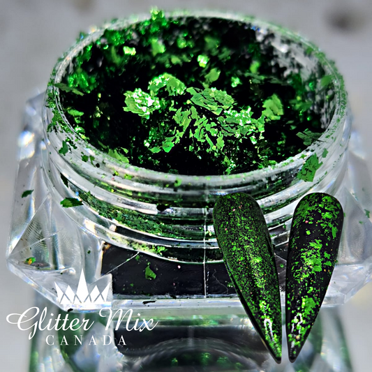 Green Chrome Flakes-3