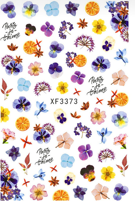 137-Sticker Decals - Flowers