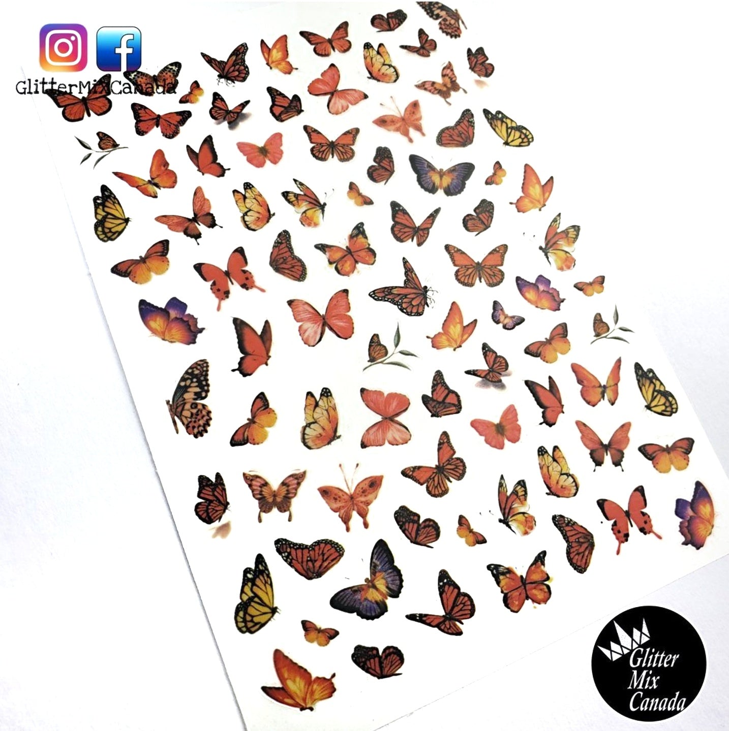 023-Sticker Decals - Butterflies
