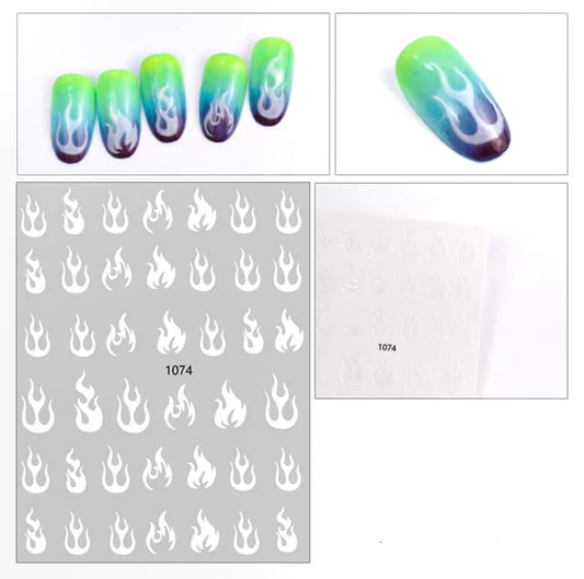 169-Sticker Decals -Flame
