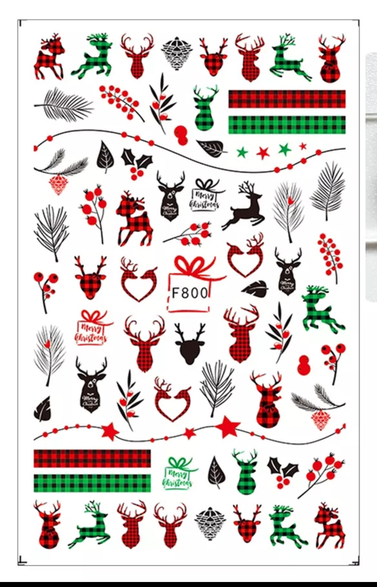 051Sticker Decals - Christmas