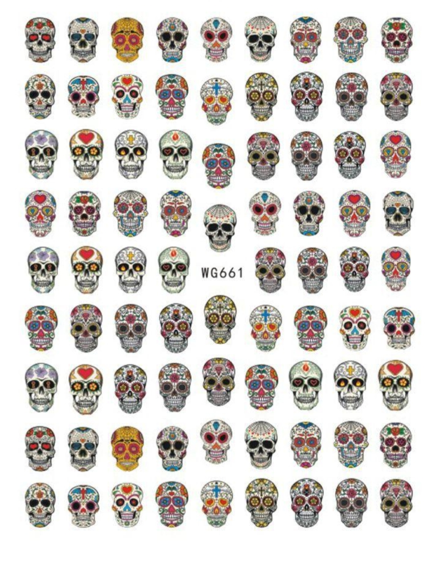 210-Sticker Decals - Skulls