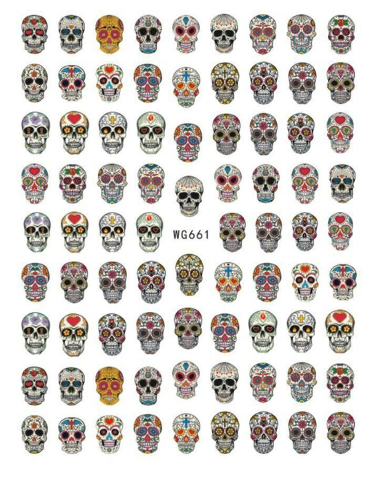 210-Sticker Decals - Skulls