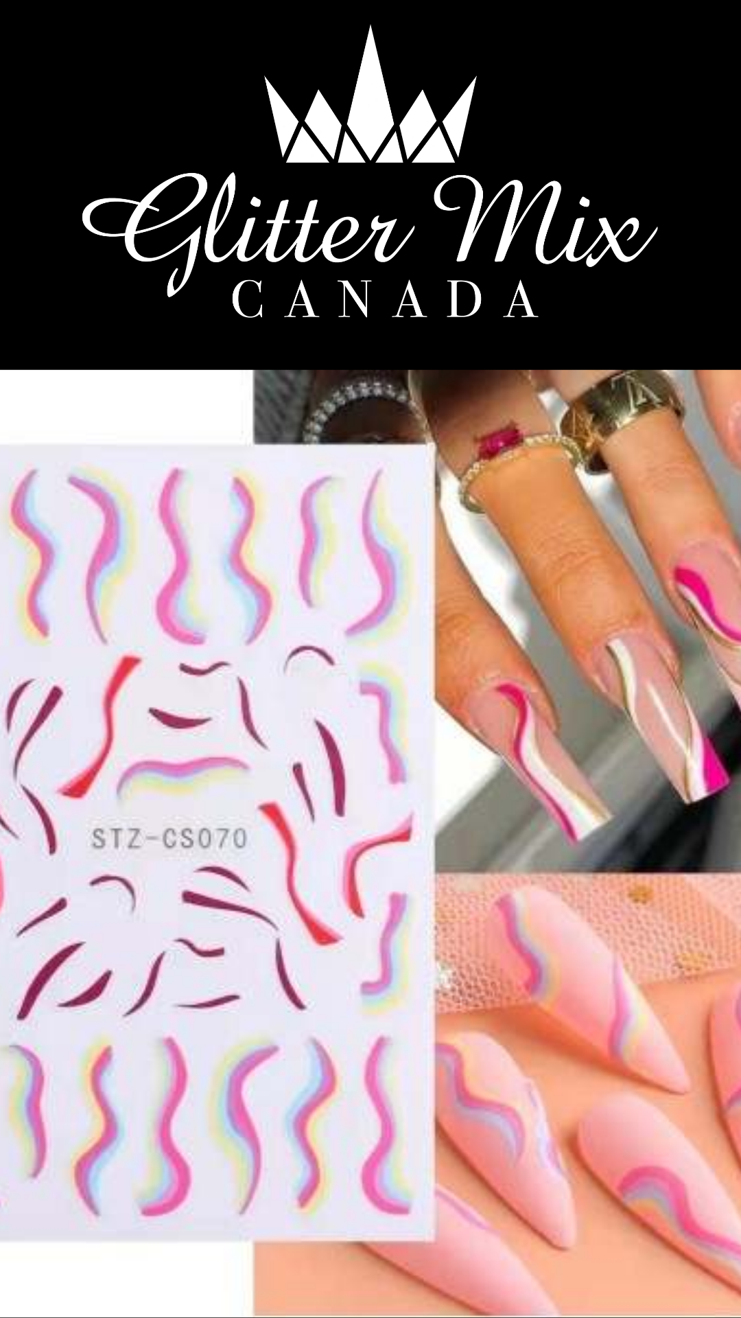 167-Sticker Decals - Swirl