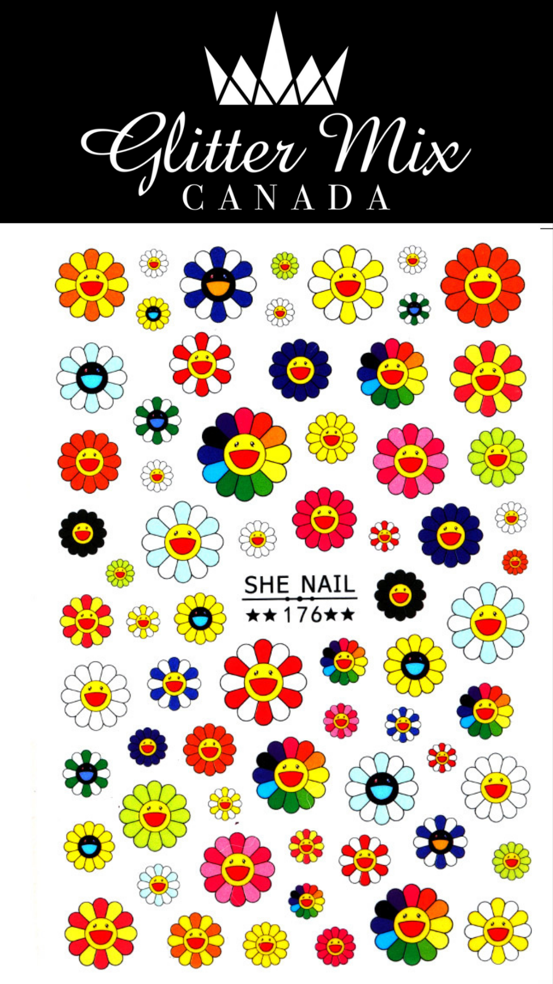 145-Sticker Decals -Happy Sun