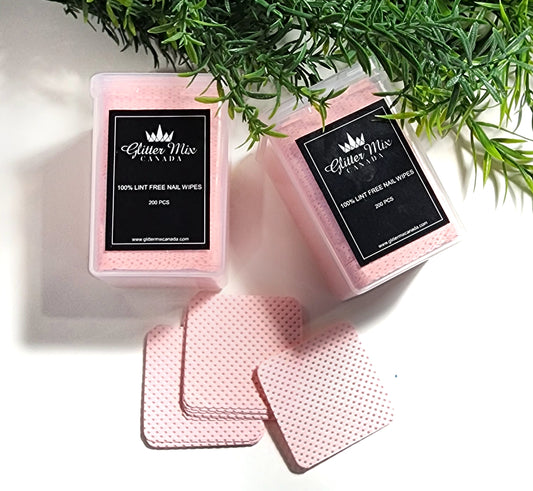 Pink Lint Free Wipes 200PCS in Box