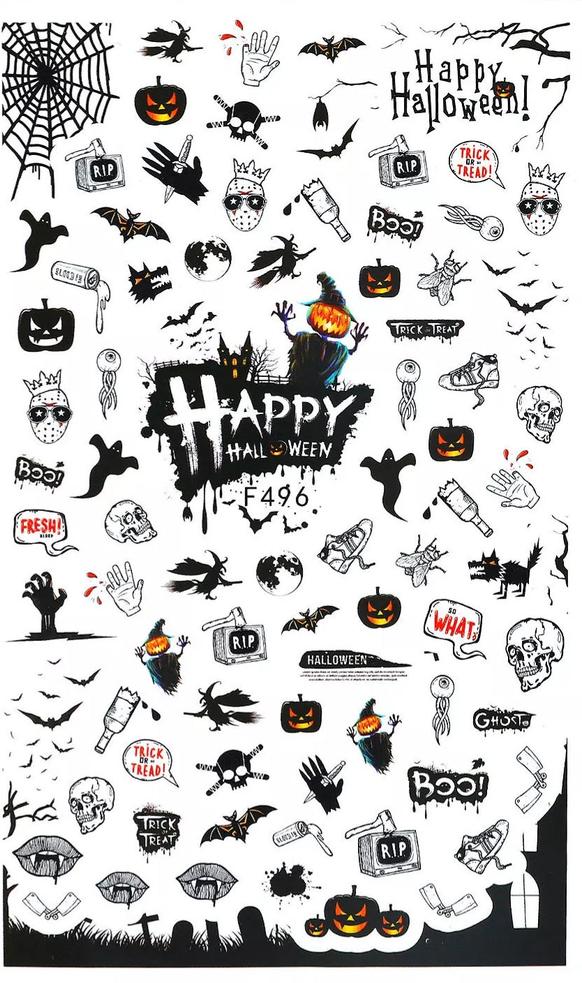 027-Sticker Decals -Halloween