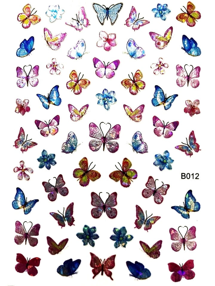 153-Sticker Decals -Butterflies
