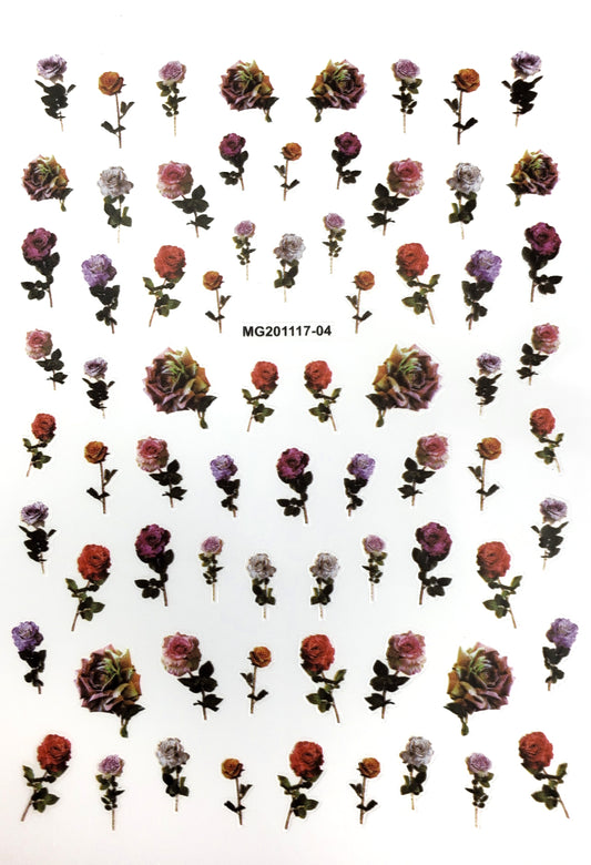 179-Sticker Decals - Roses