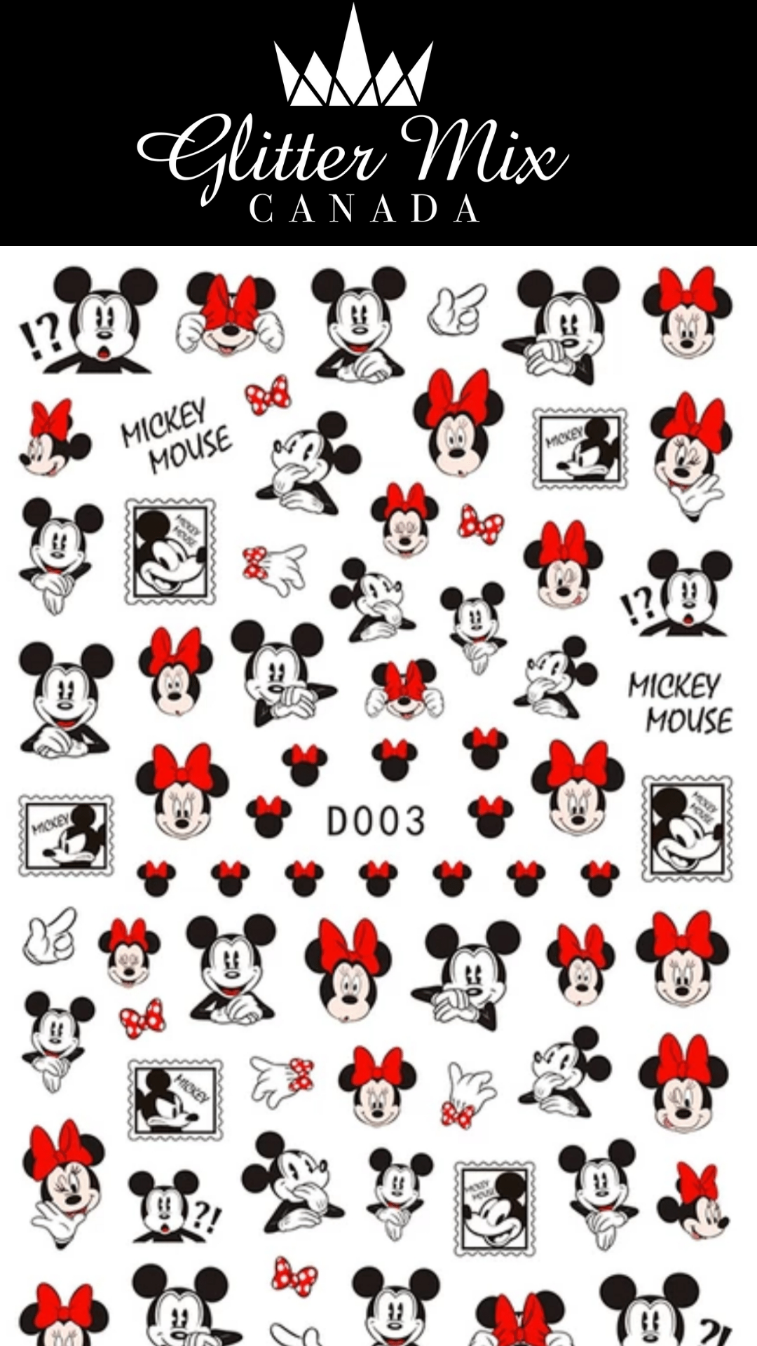 074-Sticker Decals -Mickey