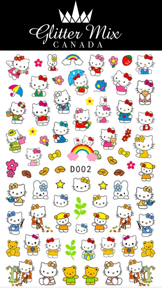 086-Sticker Decals -Hello Kitty