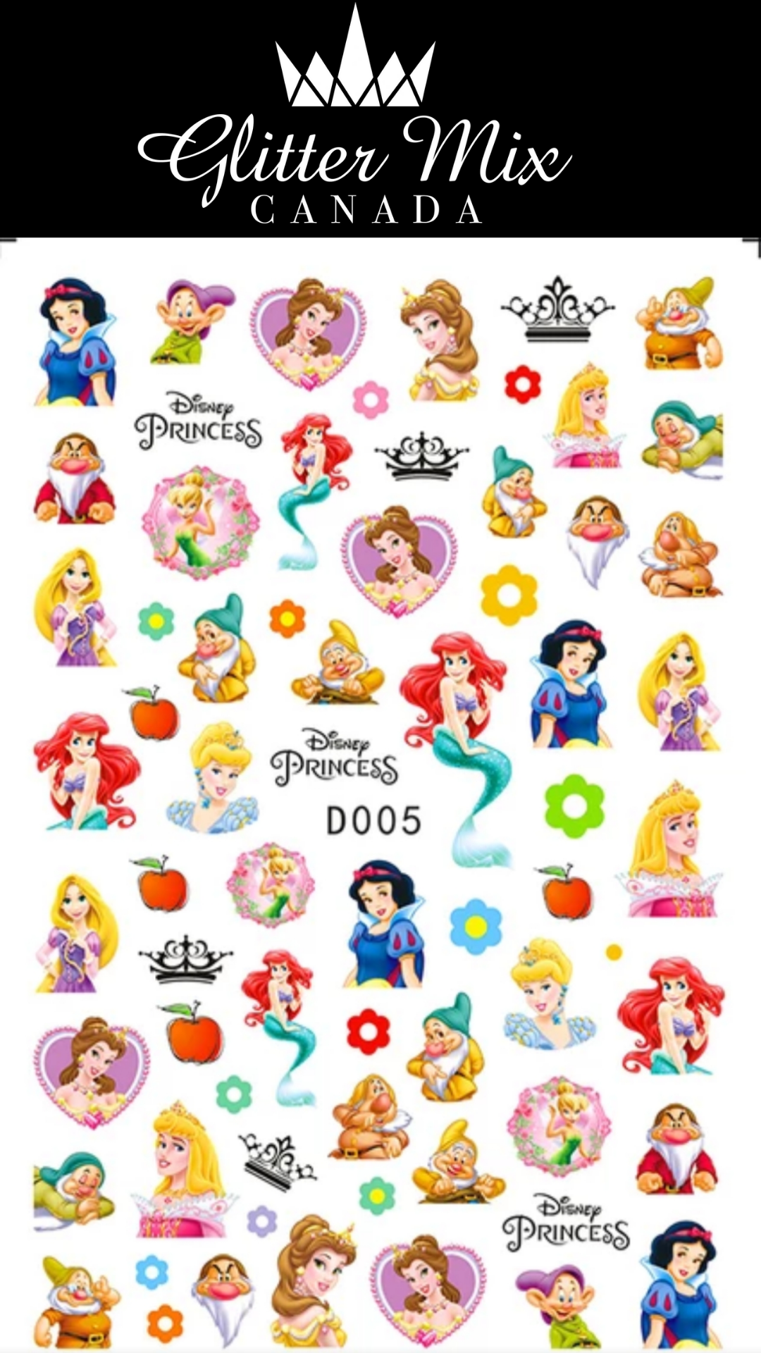 087-Sticker Decals - Princess