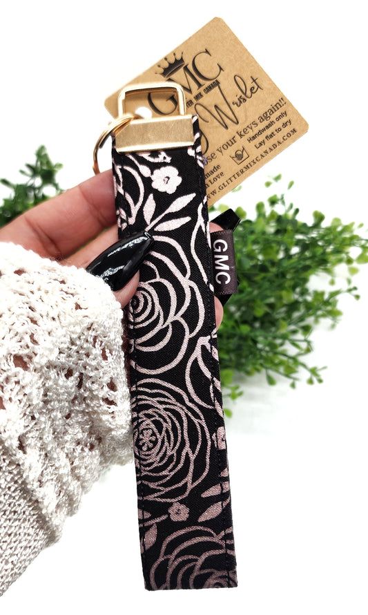 Rose-Key Wristlet