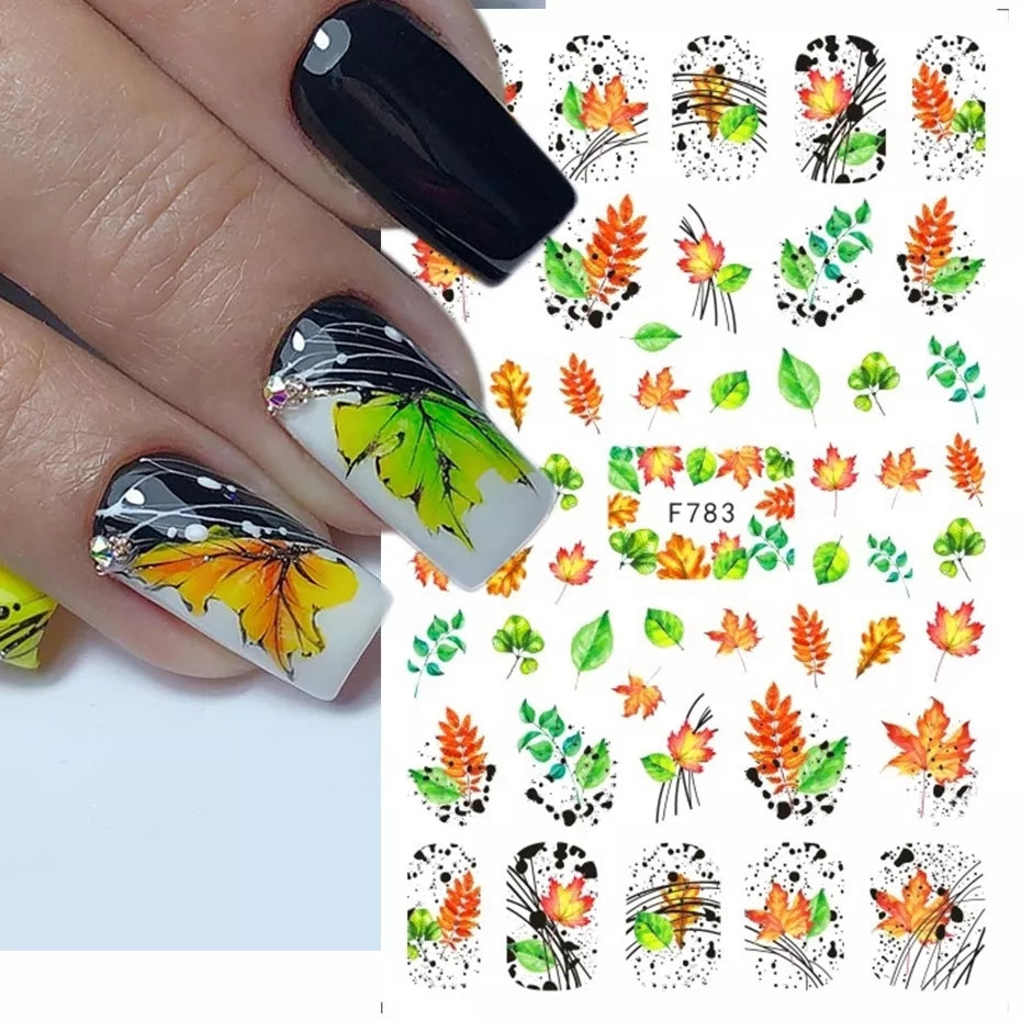 014-Sticker Decals - Fall Leaves