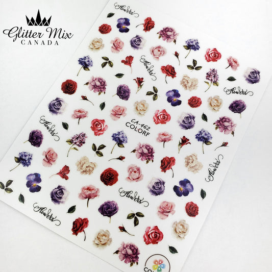149-Sticker Decals -Floral
