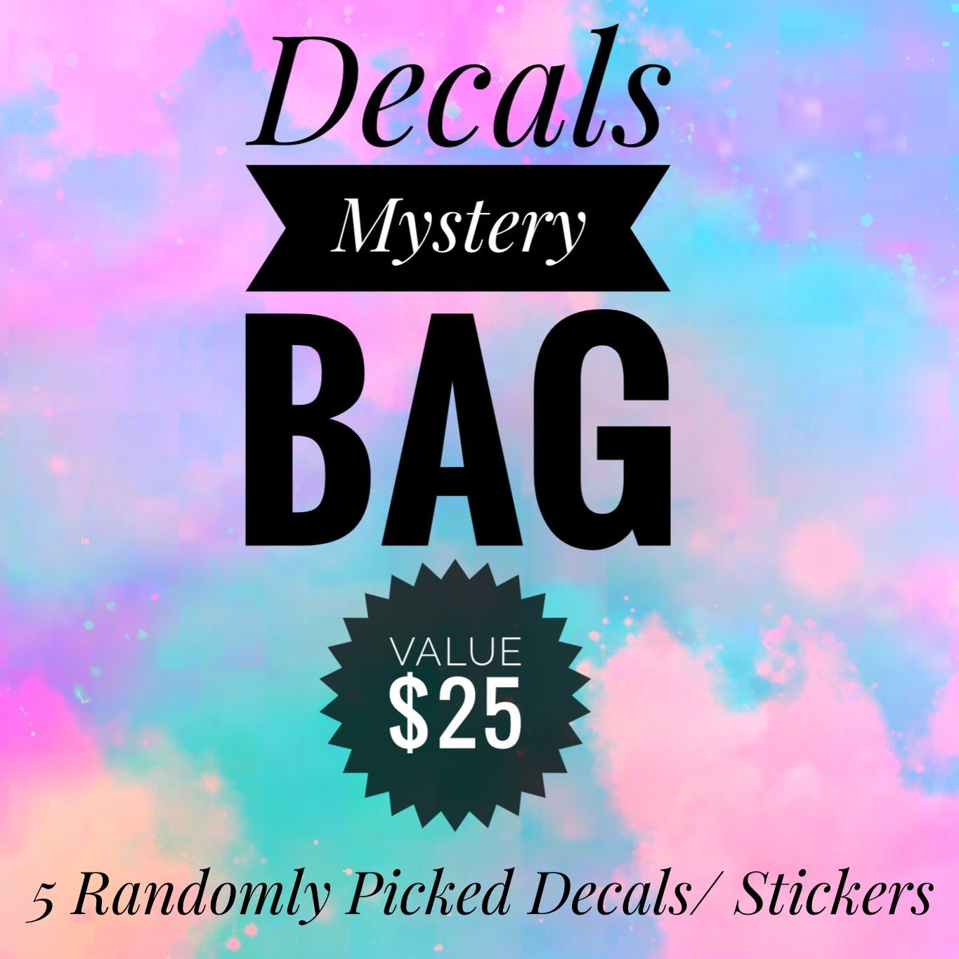 Decal Mystery Bag 5 stickers