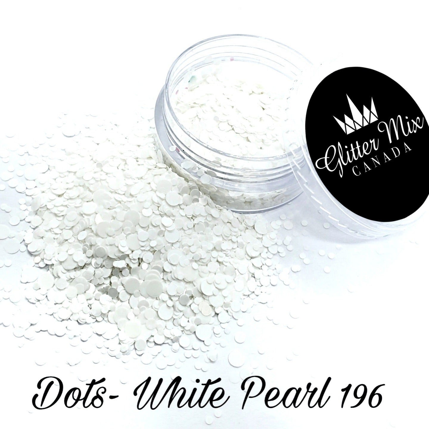 196 Dots White Pearl