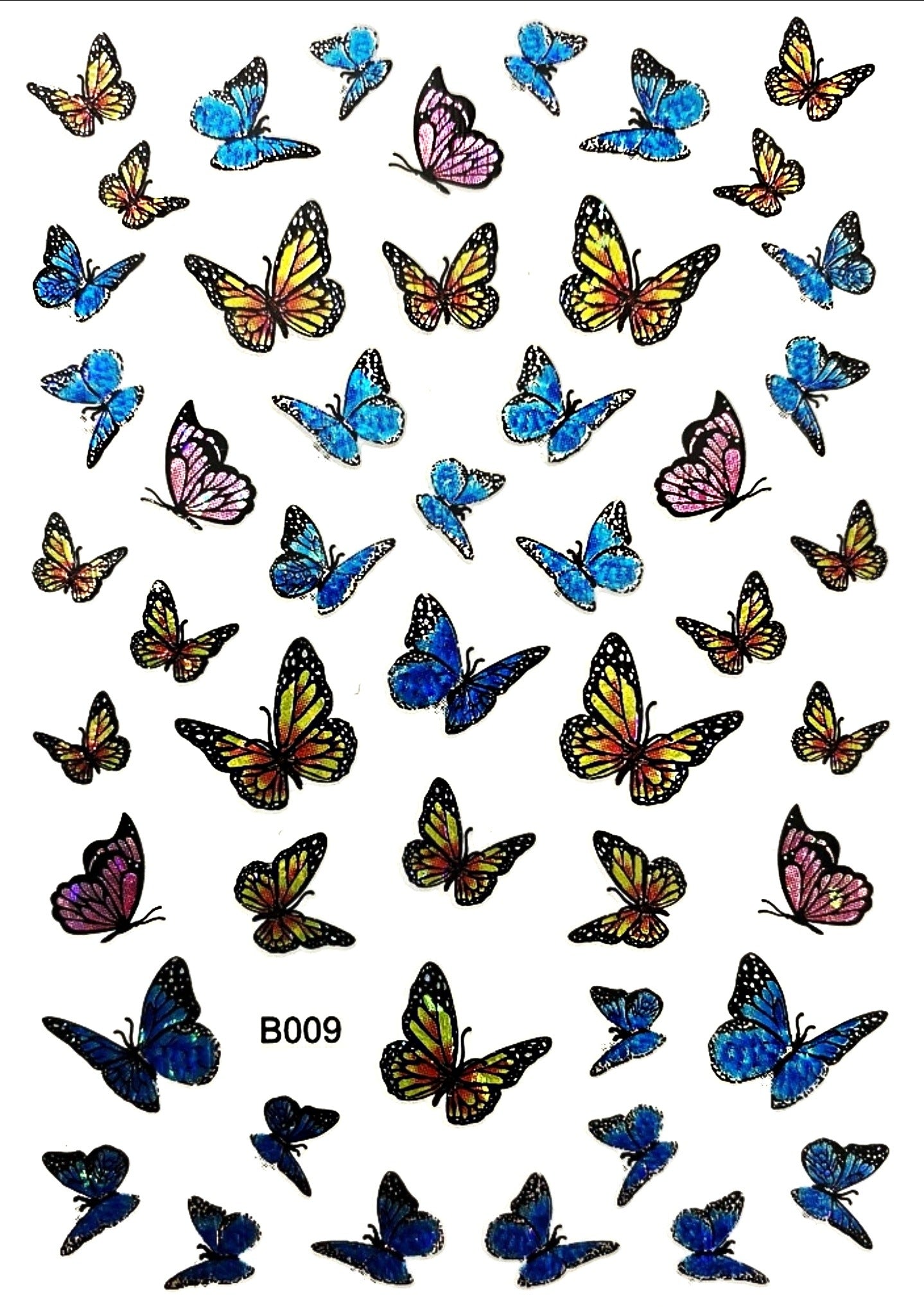 156-Sticker Decals -Butterflies
