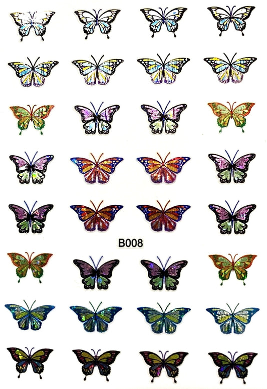 152-Sticker Decals -Butterflies