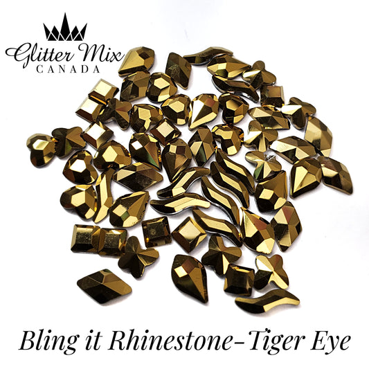 Bling it on - Tiger Eye (60Pieces)