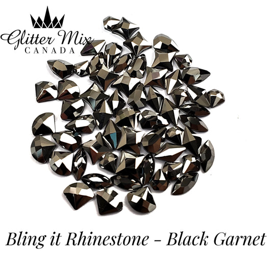 Bling it on - Black Garnet (60Pieces)