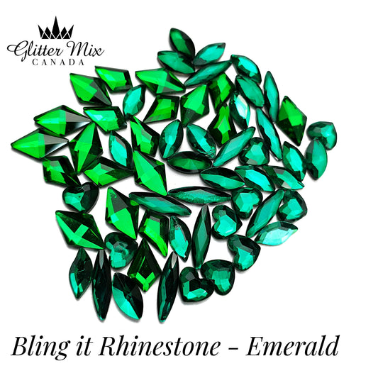 Bling it on - Emerald (60Pieces)
