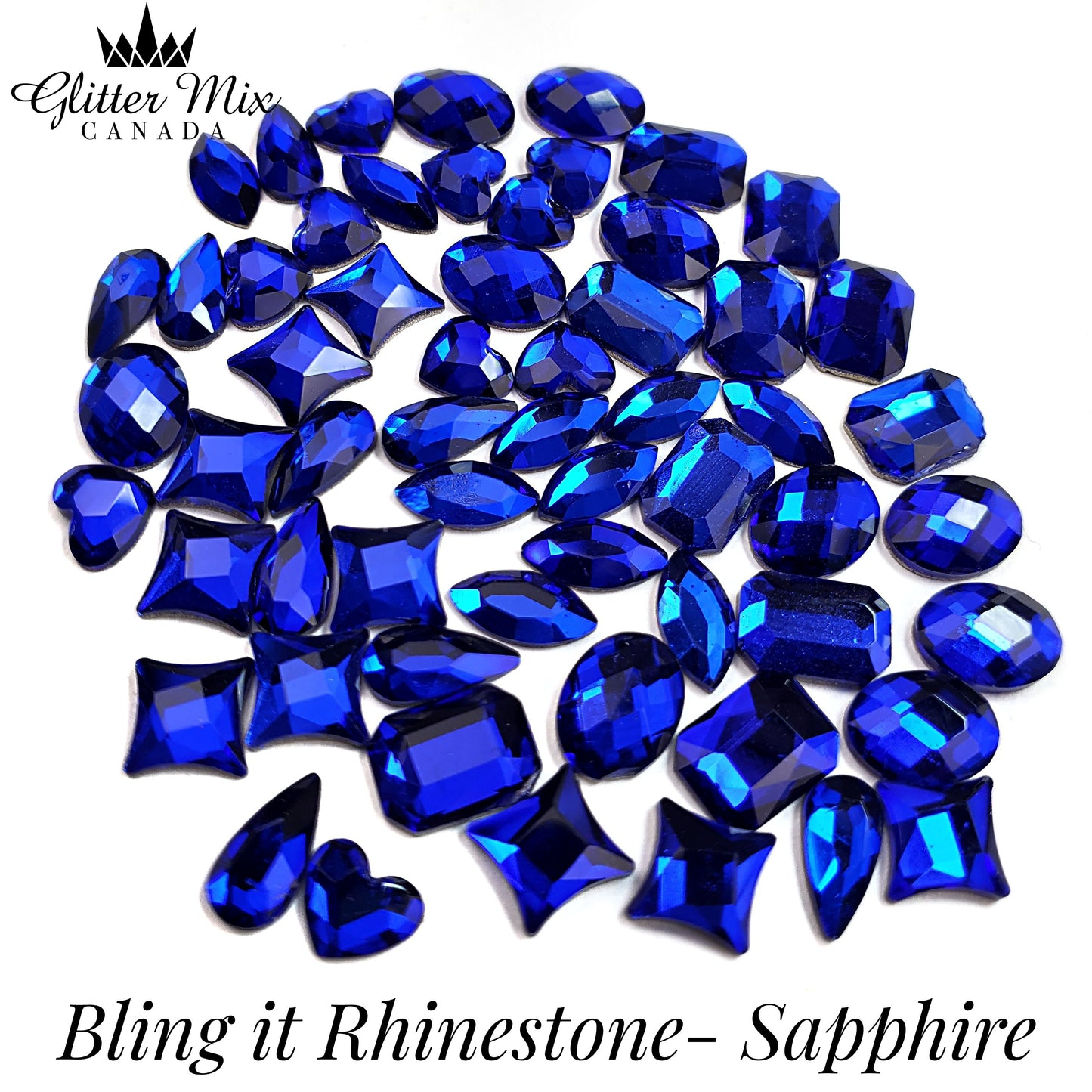 Bling it on- Sapphire (60Pieces)